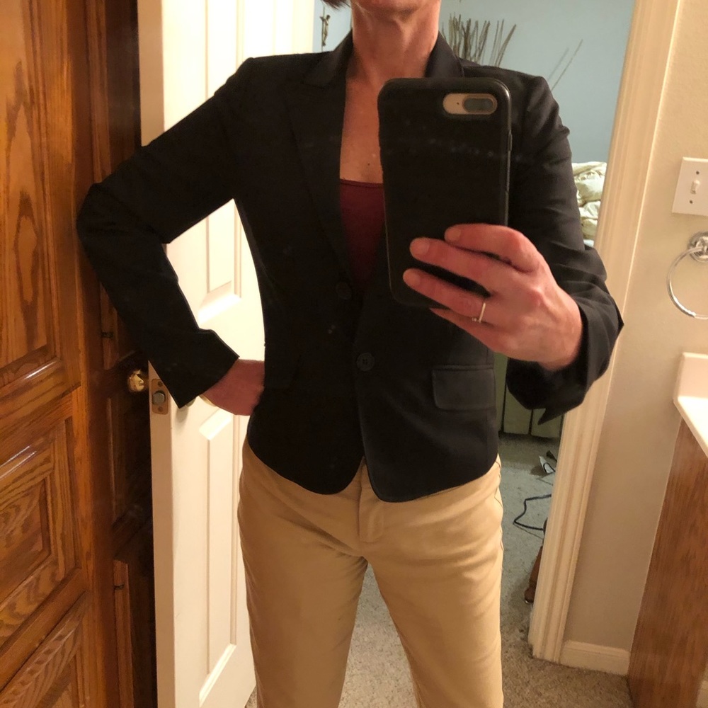 J. Crew black blazer